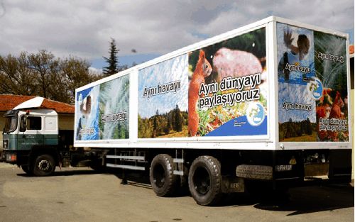 Çevre eğitim TIR'ı Osmaniye'ye gelecek