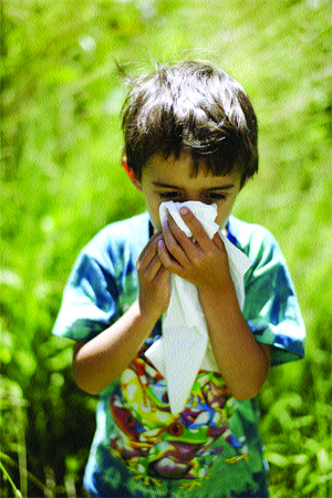 Polenler ve hava değişimi çocukları çok etkiledi
