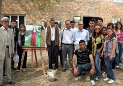 Böyle olur çoban ressamın sergisi