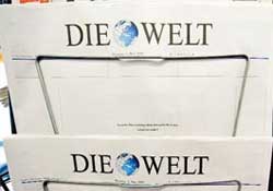 Özgürlüğe boş sayfalı vurgu