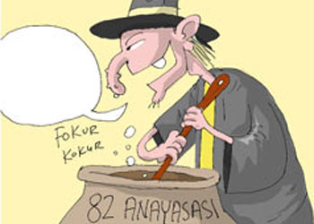 Statükonun cadı kazanı kaynar-Karikatür