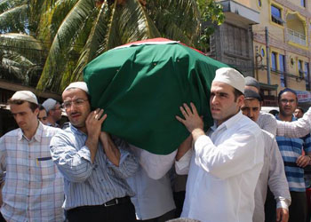 Filipin şehidi böyle uğurlandı-FOTO