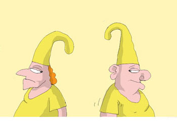 Acaba hain kim?-Karikatür
