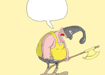 Sağduyunun kafasını koparmalı!-Karikatür