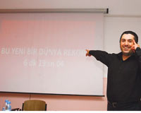 Lisede kaldığı matematikte, dünya rekoru kırdı