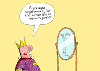 Kendimi seveyim ama halk olunca...-Karikatür