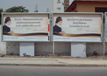 Risale-i Nurlar Mersin bilboardlarında-FOTO