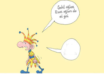 Referandum önünde şekil engeli-Karikatür