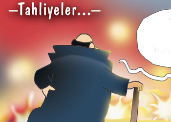 Ergenekon tahliyeleri ve terör-Karikatür