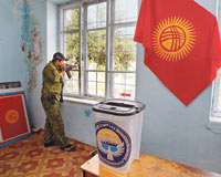 Kırgızistan geleceğini oyluyor