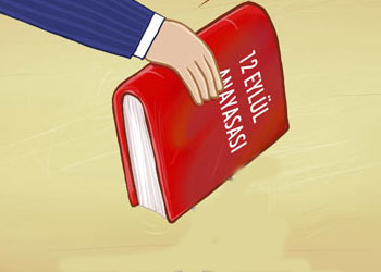 12 Eylül Anayasasından dökülenler-Karikatür