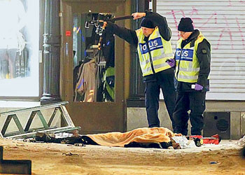 İsveç'teki terör saldırısına ortak kınama