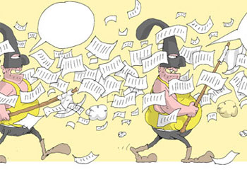 Krizi fırsata çevirmek lazım-Karikatür