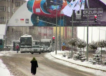 Erzurum'un kar duası kabul oldu