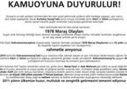 84 STK'dan tepki ilanı