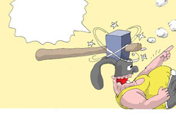 Balyoz bir hayalmiş!-Karikatür