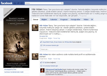 Hür Adam Facebook'ta rekor kırıyor!