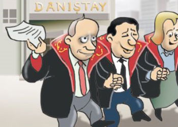 Danıştay'dan yasağa devam-Karikatür