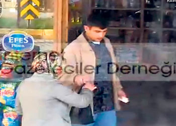 Başörtülüye içki aldırana soruşturma