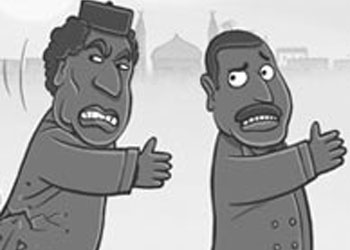 Diktatörleri endişe sarar-Karikatür