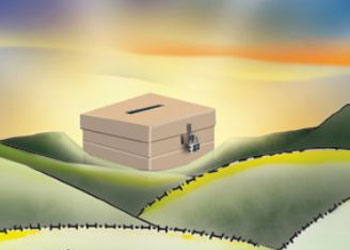 Araplar için de sandık doğuyor-Karikatür