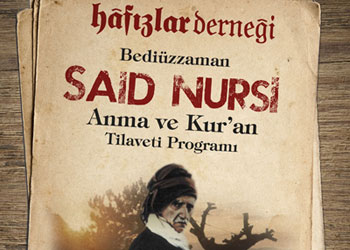 Hafızlar'ın Said Nursi'yi anma programı bugün