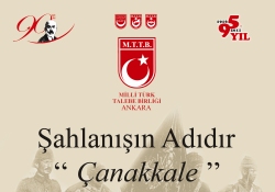 Şahlanışın Adıdır 'Çanakkale'