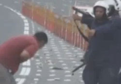Bahreyn'den 'şok' görüntü: 'İNFAZ ANI' - VİDEO