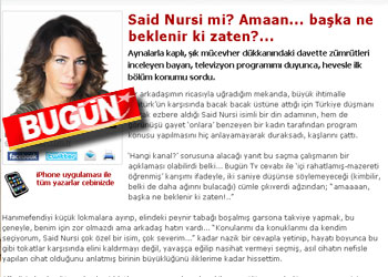 Mücevher dükkanında Said Nursi tepkisi