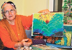 70'inden sonra ressam oldu