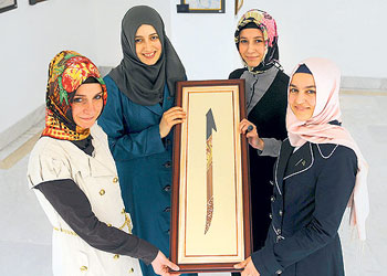 Dört elif hat sanatı için biraraya geldi