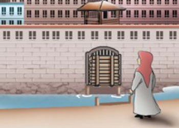 Başörtülüye her yer yasak!-Karikatür