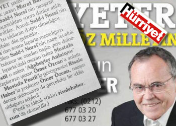 Said Nursi iddiaları risalehaber'de okunabilir