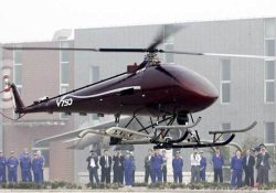 En büyük insansız helikopter gökyüzünde