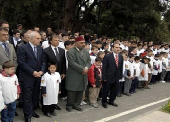 400 minik Mehmet Akif, Ersoy'a dua etti