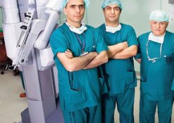 Beş dalda robotik cerrahi kullanan devlet hastanesi