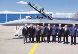 Üretimi Türkiye'de yapılan ilk F-16 Hava Kuvvetleri'nde