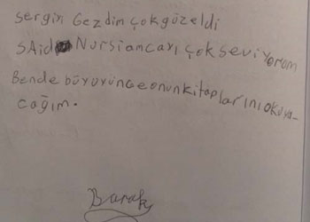 Said Nursi Amca'nın sergisi çok güzeldi-FOTO