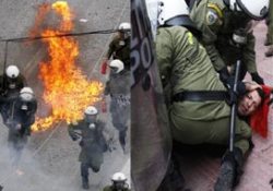 70 bin Yunanlıdan Tahrir manzaraları