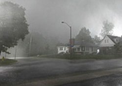 Fırtına Kanada'yı vurdu