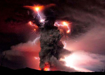 Kül bulutu yağmur bulutuyla buluşunca-FOTO