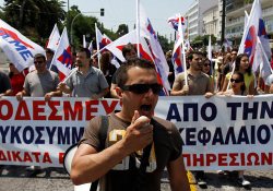 Yunanistan'da 48 saatlik grev başladı