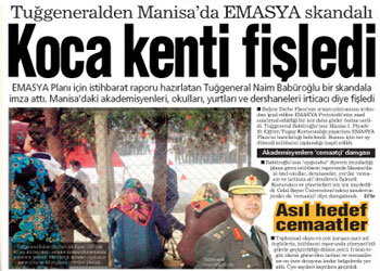 TSK, Manisa Nurcularını ve tarikatları fişlemiş