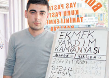 Askıda ekmek kampanyası umuda dönüştü