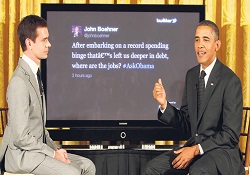 Obama, Twitter'da hesap açtı, gelen soruları cevapladı