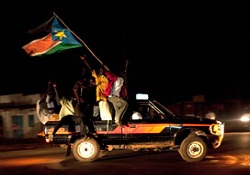 Bağımsız Güney Sudan'ı tanıyan ilk 3 ülke