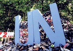 Srebrenitsa soykırımına, 8.372 ayakkabı