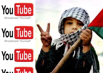 YouTube'dan Filistin çıkartması