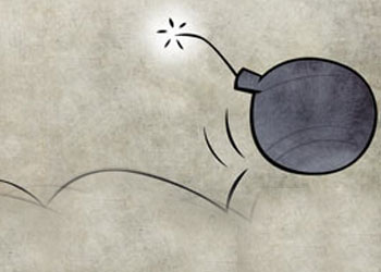 Bir bombanın eve dönüş hikayesi - Karikatür