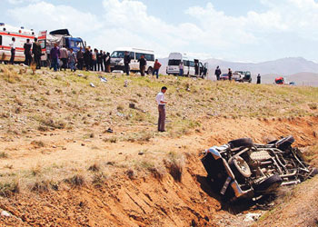 Trafik kazası için acele etmeyin!